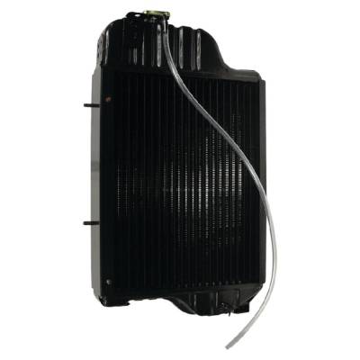 Rareelectrical - Radiator Copper Brass 4 Row 17 In Core Compatible With John Deere 1020 1530 2240 2040 930 920 820