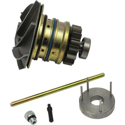 Rareelectrical - Water Pump Compatible With 2009-2015 John Deere 1270E 1270G 1470E 1470G 1910G 250D 300D 350Glc