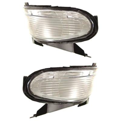 Rareelectrical - Halogen Parking Light Assembly Right Left Pair Compatible With 2005-2009 Buick Lacrosse Cxl Allure