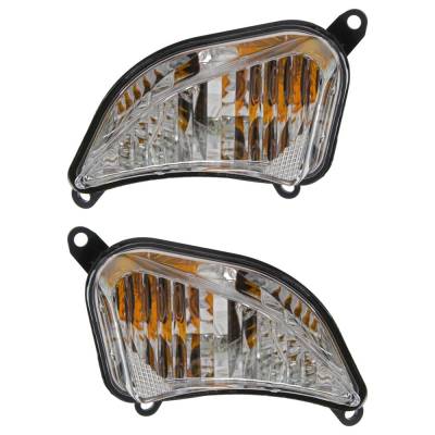 Rareelectrical - Halogen Turn Signal Light Assembly Right Left Pair Compatible With 2013-2015 Toyota Avalon Xle