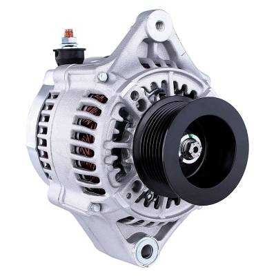 Rareelectrical - 12V 90A Marine Alternator Compatible With 2004-2007 John Deere 6081Afm01 6081Afm75 8.1L 496Ci 6-Cyl