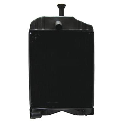 Rareelectrical - Tractor Radiator Compatible With Massey Ferguson 230 245 20C Industrial Backhoe Gas Diesel Perkins