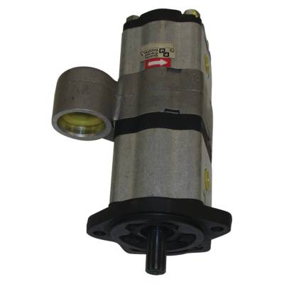 Rareelectrical - Double Hydraulic Pump Compatible With Massey Ferguson 4240 4260 4335 4360 4365 5340 5355 5360 Agco