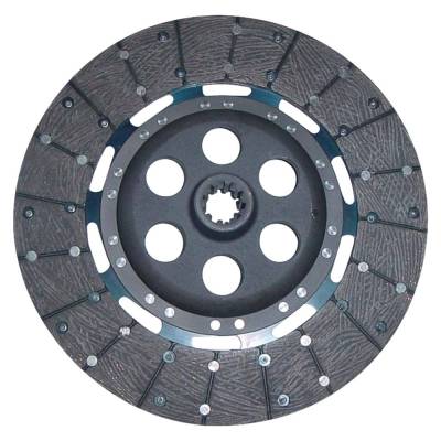 Rareelectrical - 12" Organic Clutch Disc 10 Spline Solid Hub Compatible With 1964-1975 Massey Ferguson 133 135Uk 158