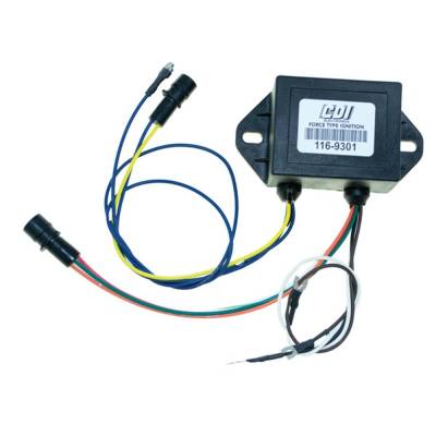 Rareelectrical - Ignition Pack Cd Module Compatible With Chrysler Force 35Hp 25Hp 30Hp 2-Cyl Electric Start 2-Stroke