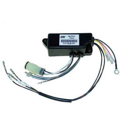 Rareelectrical - Ignition Power Pack Cdi Unit Module Compatible With Yamaha 25Hp 30Hp 3-Cyl 2-Stroke Outboard