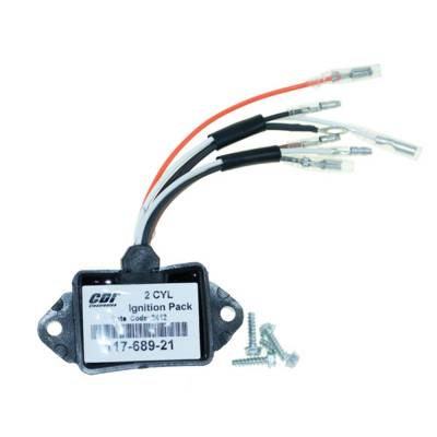 Rareelectrical - Power Pack Ignition Compatible With Yamaha Mariner 40Hp C40 Cv40 30Hp C30 Cv30 25Hp 2-Cyl 2-Stroke