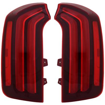 Rareelectrical - New Pair Of Outer Tail Lights Compatible With Kia Telluride Ex Sx Sport Utility 2020 2021 2022 By