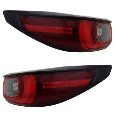 Rareelectrical - New Pair Of Outer Tail Lights Compatible With Mazda Cx-5 2.5 S Carbon Edition Turbo Signature
