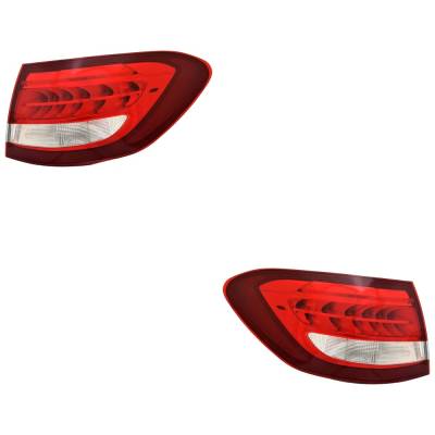 Rareelectrical - New Pair Of Tail Light Compatible With Mercedes-Benz Glc300 Base Sport Utility Glc300 Avantgarde