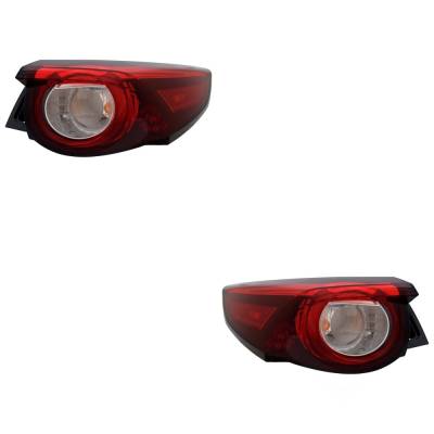 Rareelectrical - New Pair Of Tail Light Compatible With Mazda Cx-9 Carbon Edition Sport Utility Cx-9 I Sport Utility