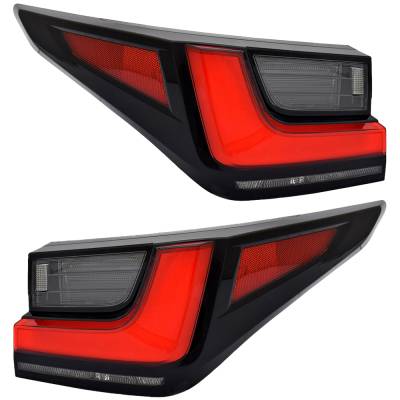 Rareelectrical - New Pair Of Tail Lights Compatible With Lexus Nx250 Base Sport Utility 2022-2024 By Part Numbers