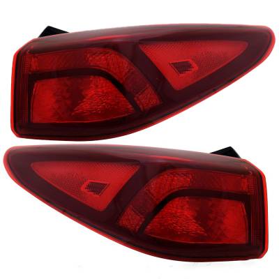 Rareelectrical - New Pair Of Tail Lights Compatible With Hyundai Kona Electric Kona 2.0L 2022 2023 By Part Numbers