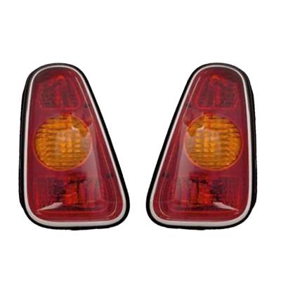 Rareelectrical - New Pair Of Tail Lights Compatible With Mini Cooper Hatchback 2003 Mc2801101 Mc2800101 63-21-6