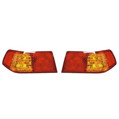 Rareelectrical - New Pair Of Tail Lights Compatible With Toyota Camry Nal Design 2000 2001 By Part Numbers 81560Aa030