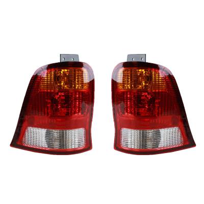 Rareelectrical - New Tail Light Pair Compatible With Ford Windstar 1999-2003 Fo2801127 3F2z 13404 Ca 3F2z13404ca