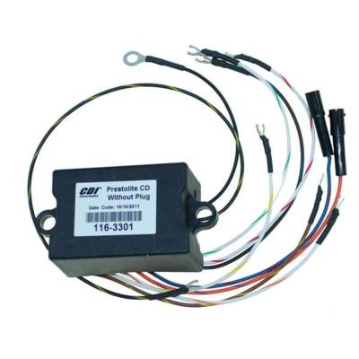 Rareelectrical - Ignition Pack Switch Box Compatible With Chrysler Force Gamefisher 125Hp 4-Cyl 85Hp 3-Cyl 3.312"