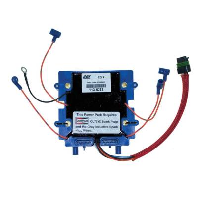 Rareelectrical - Power Pack Compatible With Johnson Evinrude 90Hp 115Hp V4 3.600" Bore 60 Degree Optical 2-Stroke