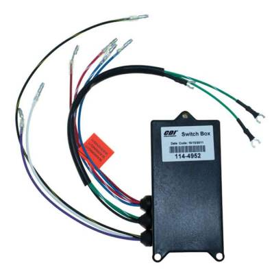 Rareelectrical - Switch Box Power Pack Compatible With Mercury Force 40Hp 50Hp 2-Cylinder 3.375" Bore 2-Stroke Cdi