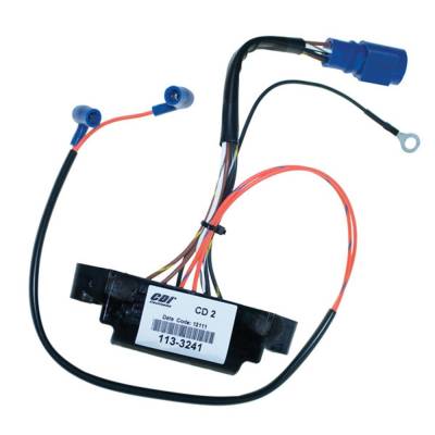 Rareelectrical - New Cd Ignition Power Pack 5800 Rpm Limiter Compatible With 1985-2000 Johnson Evinrude 25Hp 30Hp