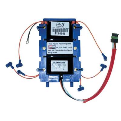 Rareelectrical - Power Pack Compatible With 1993-1994 Johnson/Evinrude V6 60° 150-175Hp Carbureted 2-Stroke Outboard