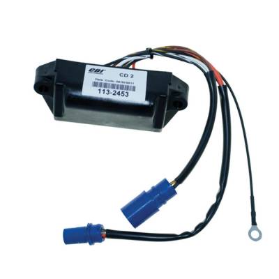 Rareelectrical - Power Pack Ignition Module Compatible With 1977-1984 Johnson Evinrude 50 55 60 Hp 2-Cylinder 3.187