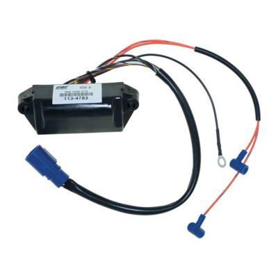 Rareelectrical - Ignition Power Pack Compatible With Johnson Evinrude 15Hp 9.9Hp 2-Cyl 2.375 Bore Cross Flow 2-Stroke