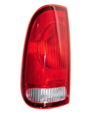 Rareelectrical - Taillight Left Driver Side Compatible With 1997-2007 Ford F-250 F-350 Super Duty F-450 Super Duty