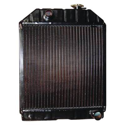 Rareelectrical - Radiator Without Oil Cooler Compatible With 1965-1981 Ford 4100 4600 4600Su 5000 5100 5200 5600 6600