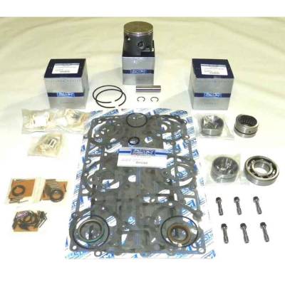 Rareelectrical - Powerhead Rebuild Kit Compatible With Mercury/Mariner 70-90Hp 3-Cyl Looper Top Guided 2-Stroke