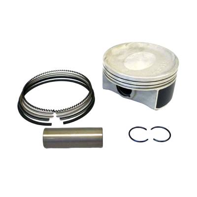 Rareelectrical - Standard Bore Piston Kit With Rings Compatible With 2004-Present Yamaha F150 150Hp 4-Stroke Dohc
