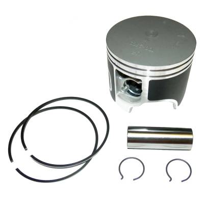 Rareelectrical - New Starboard Side .040 Over Piston Kit With Rings Compatible With 1984-2006 Yamaha V6 2-Stroke