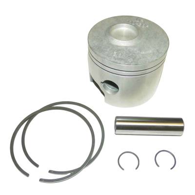 Rareelectrical - Port Side .015 Over Piston Kit With Rings Compatible With 1987-2006 Mercury Mariner V6 2.5L 2-Stroke
