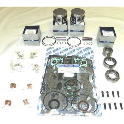 Rareelectrical - Powerhead Rebuild Kit Compatible With Yamaha 115-130Hp 4-Cyl 2-Stroke Outboard Pistons Rings Gasket