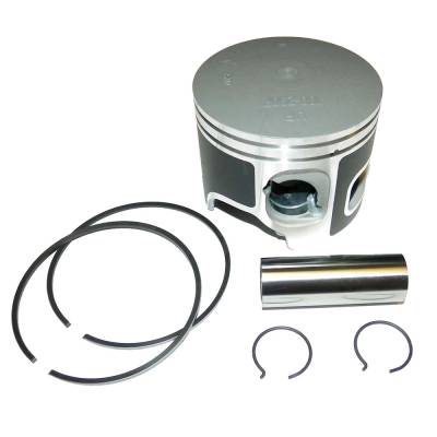 Rareelectrical - Port Piston Kit With Rings Compatible With 2000-2015 Yamaha Z Lz Vz Hpdi 150 175 200Hp V6 2.6L