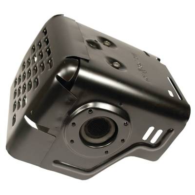 Rareelectrical - Engine Muffler With Shield Compatible With Honda Gx240 Gx270 Gx240k1 Gx270u Gx270ut 8Hp 9Hp