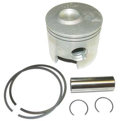Rareelectrical - Port Side .030 Over Piston Kit With Rings Compatible With 1994-2006 Mercury Mariner V6 3.0L 2-Stroke