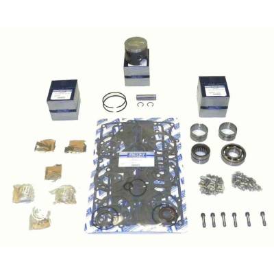 Rareelectrical - Powerhead Rebuild Kit Compatible With Mercury/Mariner 70-90Hp 3-Cyl Looper Bottom Guided 2-Stroke