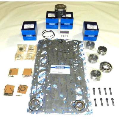 Rareelectrical - Powerhead Rebuild Kit Compatible With 1994-2006 Mercury Mariner 100 115 125 Hp 4-Cyl Looper 3.540"