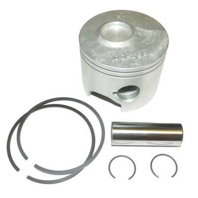Rareelectrical - Port Standard Bore Piston Kit With Rings Compatible With 2000-2012 Mercury Mariner Optimax V6 3.0L