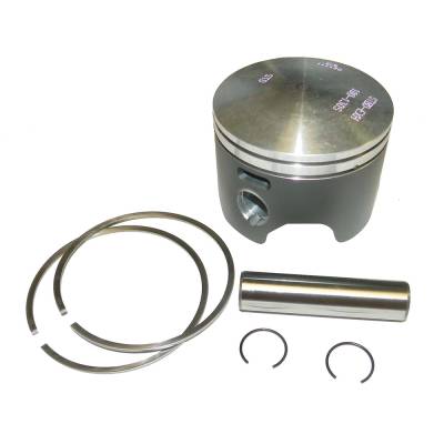 Rareelectrical - Starboard Standard Bore Piston Kit With Rings Compatible With 1985-2001 Johnson Evinrude V6