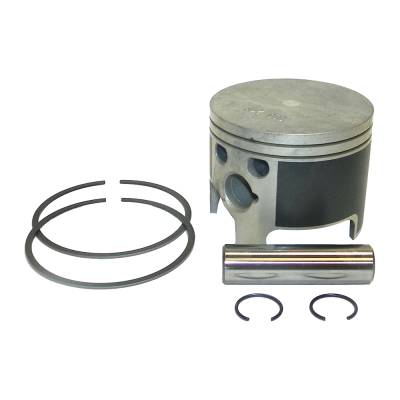 Rareelectrical - Port Side .010 Over Piston Kit With Rings Compatible With 2003-2012 Mercury Mariner V6 2.5L Optimax