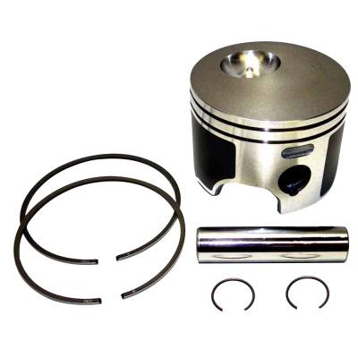 Rareelectrical - Port Side .030 Over Piston Kit With Rings Compatible With 2004-2012 Johnson Evinrude V6 E-Tec Direct