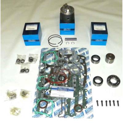 Rareelectrical - Powerhead Rebuild Kit Compatible With Chrysler/Force 70Hp 3-Cyl Bottom Guided 2-Stroke Outboard
