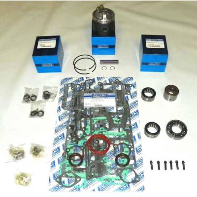 Rareelectrical - Powerhead Rebuild Kit Compatible With Chrysler/Force 90Hp 3-Cyl Bottom Guided 2-Stroke Outboard