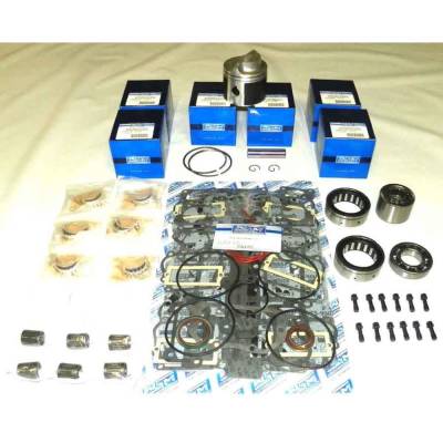 Rareelectrical - Powerhead Rebuild Kit Compatible With J/E 150 175 185 200 235Hp V6 Cross Flow 2-Stroke Outboard