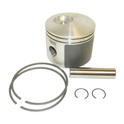 Rareelectrical - Forged Piston Kit .020 Over With Rings Compatible With 1997-2006 Johnson Evinrude V6 Ficht 150Hp