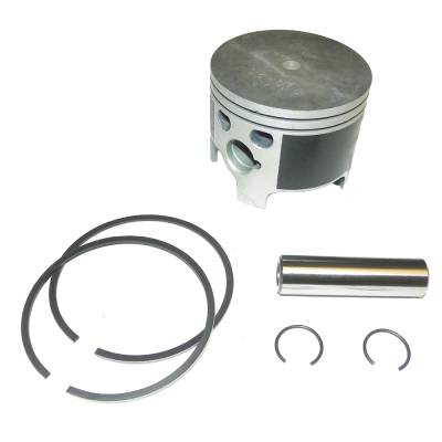 Rareelectrical - Port Side .015 Over Piston Kit With Rings Compatible With 2000-2012 Mercury Mariner V6 Dfi Optimax