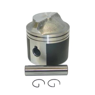 Rareelectrical - Piston Kit Compatible With Johnson Evinrude 100-140Hp V4 Cross Flow 2-Stroke Outboard 3.500" Bore
