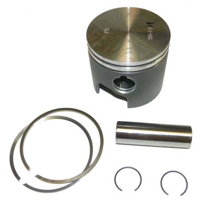 Rareelectrical - Piston Kit Compatible With J/E 120-300Hp V4/V6/V8 Small Bore Looper 2-Stroke Outboard 3.540" Bore